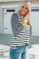 Long Sleeve Button Henley Top