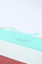 Plus Size Colorblock Pullover Top