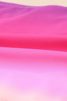 Gradient Color Knotted V Neck Bikini Swimsuit