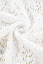 Solid Open Knit Cardigan