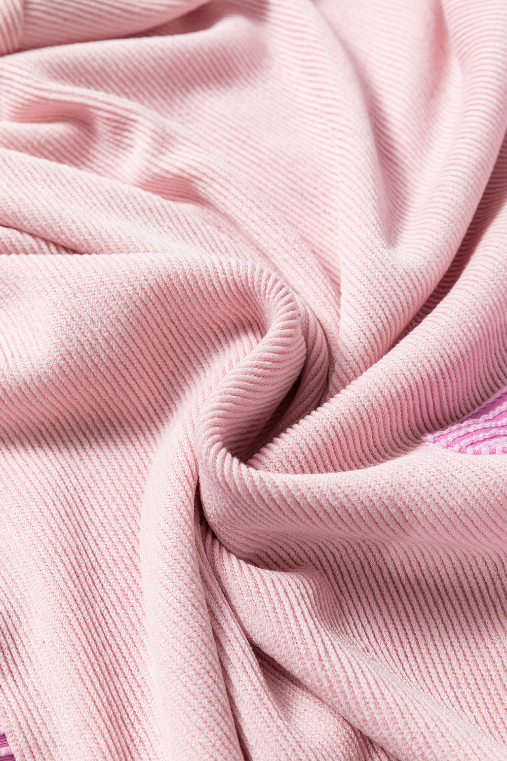 Corded Colorblock Patchwork Plus Size Hoodie