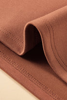 Plus Size Colorblock Exposed Seam Quarter Zip Sweatshirt