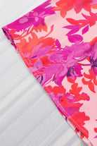 Floral Flutter Sleeves Frilled Neck Blouse
